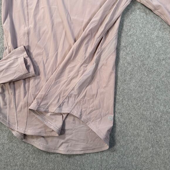 Lululemon Sculpt Long Sleeve T-Shirt Women's 4 No Size Tag Mesh Panel Active Run - Picture 3 of 8